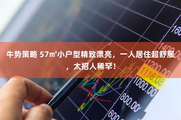 牛势策略 57㎡小户型精致漂亮，一人居住超舒服，太招人稀罕！